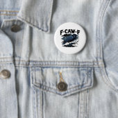 Badge Rond 5 Cm Conception minimale propre F-Caw-F (En situation)
