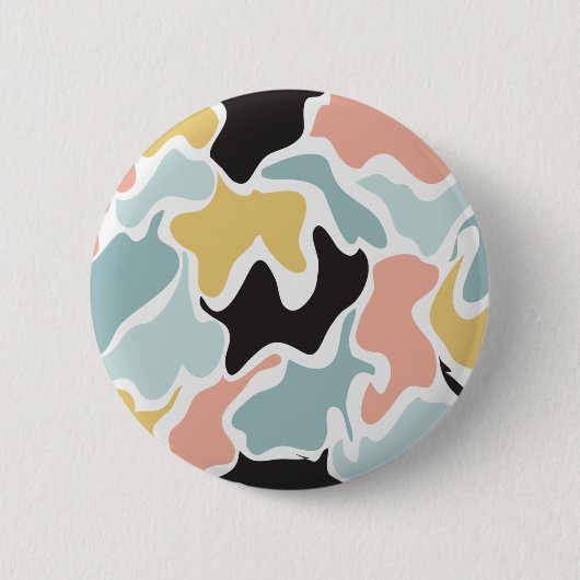 Badge Rond 5 Cm Conception motif irrégulière (Devant)