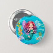 Badge Rond 5 Cm Conception mystique (Devant & derrière)