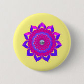Badge Rond 5 Cm Conception mystique unique (Devant)