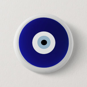 Badge Rond 5 Cm conception orientale vintage de motif d'oeil