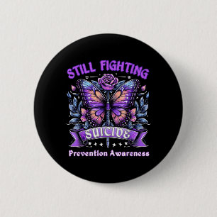 Badge Rond 5 Cm Conception Papillon