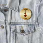 Badge Rond 5 Cm Conception personnalisée de violoncelle (En situation)