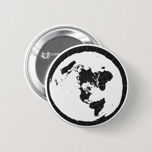 Badge Rond 5 Cm Conception plate de la terre (Devant & derrière)