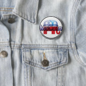 Badge Rond 5 Cm Conception Républicaine McCain (En situation)