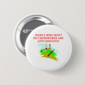 Badge Rond 5 Cm conception scabble et de mots croisé de jeu de (Devant & derrière)