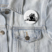 Badge Rond 5 Cm Conception simple de Sidecarcross (En situation)