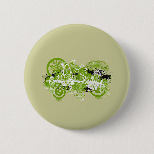 Badge Rond 5 Cm Conception tourbillonnant