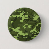 Badge Rond 5 Cm Conception verte de camouflage d'armée (Devant)