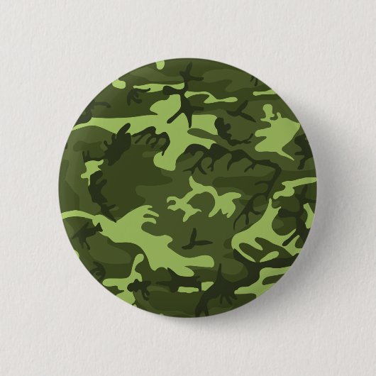 Badge Rond 5 Cm Conception verte de camouflage d'armée (Devant)