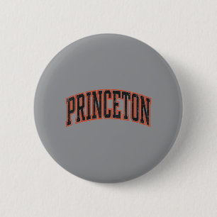 Badge Rond 5 Cm Conception vintage de Princeton New Jersey Hommes