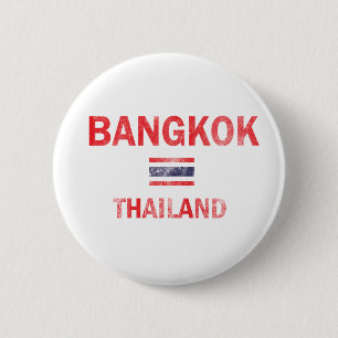 Badge Rond 5 Cm Conceptions de Bangkok Thaïlande