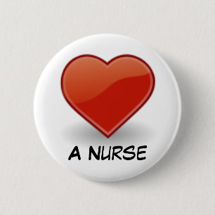Badge Rond 5 Cm Conceptions de coeur