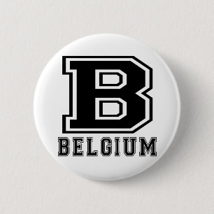 Badge Rond 5 Cm Conceptions de la Belgique