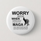 Badge Rond 5 Cm Conceptions de maga de Krav (Devant)