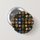 Badge Rond 5 Cm Conceptions de Steampunk (Devant & derrière)