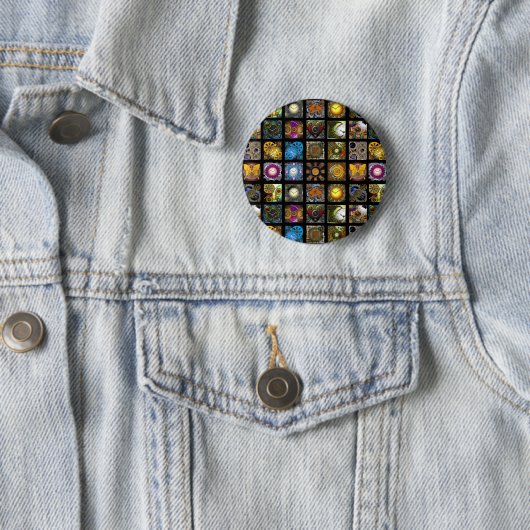 Badge Rond 5 Cm Conceptions de Steampunk (En situation)
