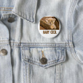 Badge Rond 5 Cm conceptions fraîches de lion (En situation)
