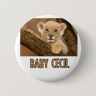 Badge Rond 5 Cm conceptions fraîches de lion