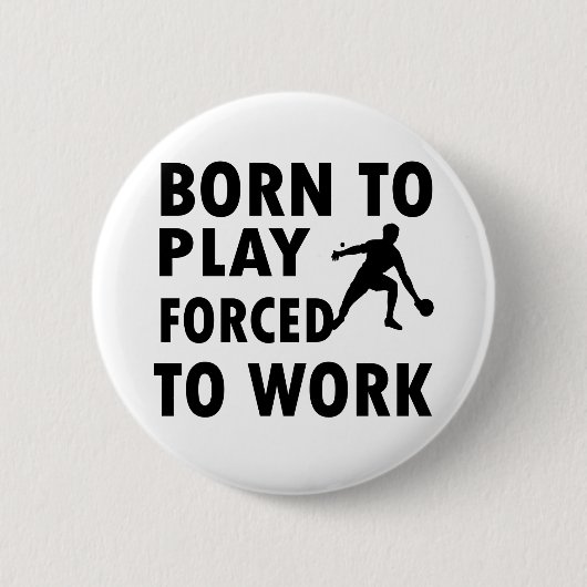 Badge Rond 5 Cm Conceptions fraîches de ping-pong (Devant)
