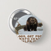 Badge Rond 5 Cm conceptions fraîches de Wolverine (Devant & derrière)