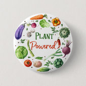 Badge Rond 5 Cm Conceptions Plante-Actionnées (Devant)