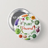 Badge Rond 5 Cm Conceptions Plante-Actionnées (Devant & derrière)