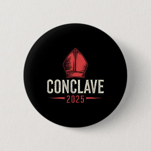 Badge Rond 5 Cm Conclave papale 2025 Conclave