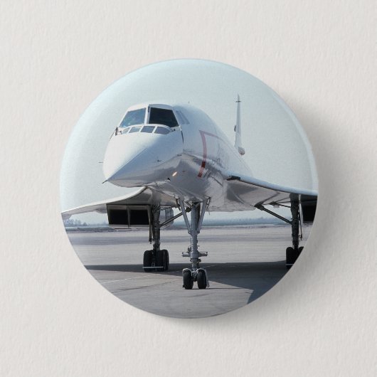Badge Rond 5 Cm Concorde supersonique (Devant)
