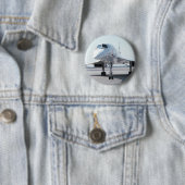 Badge Rond 5 Cm Concorde supersonique (En situation)