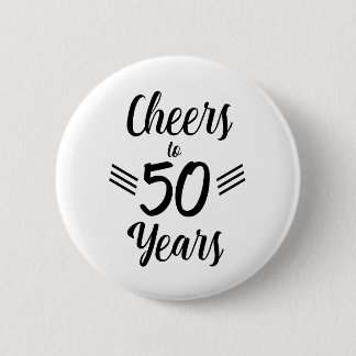 Badge Rond 5 Cm Concours à 50 ans Anniversaire