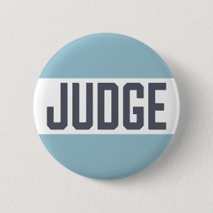 Badge Rond 5 Cm Concours de jugement Juge moderne