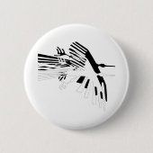 Badge Rond 5 Cm Condor - paire (Devant)