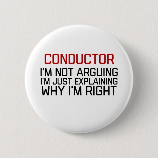 Badge Rond 5 Cm conducteur (Devant)