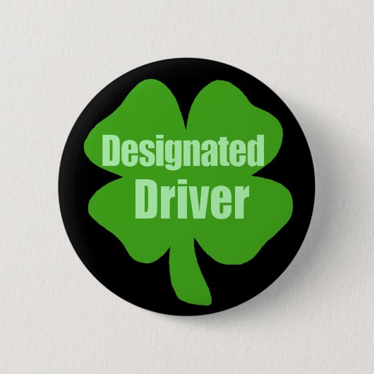 Badge Rond 5 Cm Conducteur indiqué (Devant)