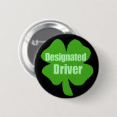 Badge Rond 5 Cm Conducteur indiqué (Devant & derrière)