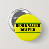Badge Rond 5 Cm Conducteur indiqué (Devant & derrière)