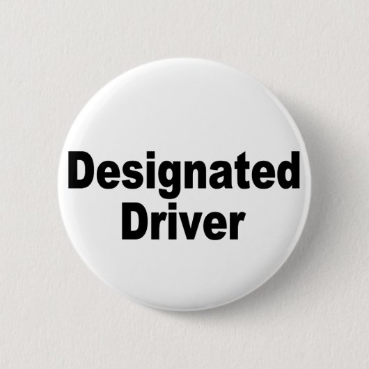 Badge Rond 5 Cm Conducteur indiqué (Devant)