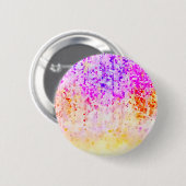 Badge Rond 5 Cm Confettis d'aquarelle (Devant & derrière)