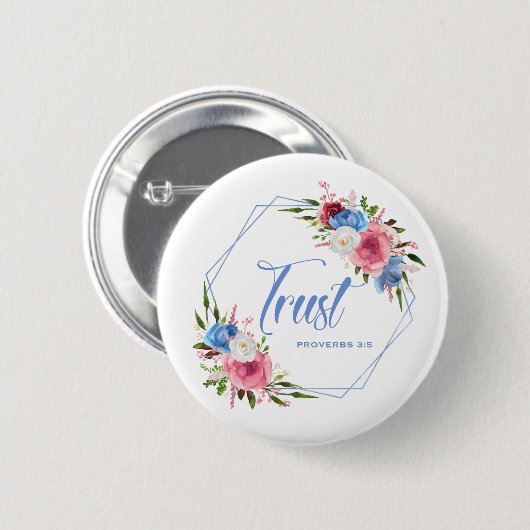 Badge Rond 5 Cm Confiance (Devant & derrière)