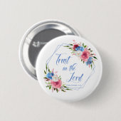 Badge Rond 5 Cm Confiance Dans Le Seigneur (Devant & derrière)