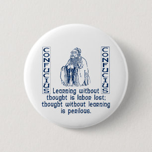 Badge Rond 5 Cm Confucius