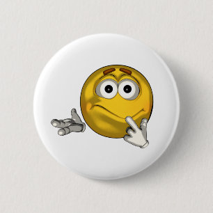 Badge Rond 5 Cm Confus - Toon