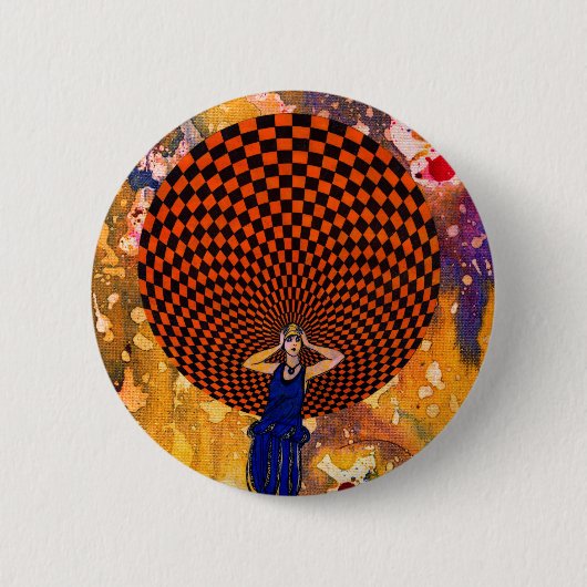 Badge Rond 5 Cm Confusion par Michael Moffa (Devant)