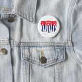 Badge Rond 5 Cm Congas cubaines (En situation)