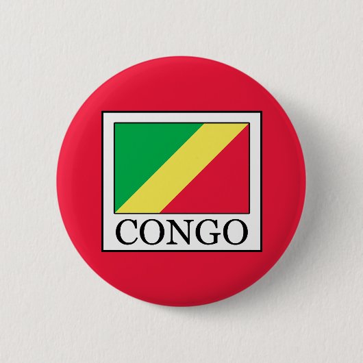 Badge Rond 5 Cm Congo (Devant)