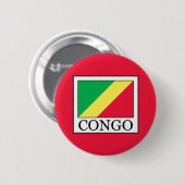Badge Rond 5 Cm Congo (Devant & derrière)