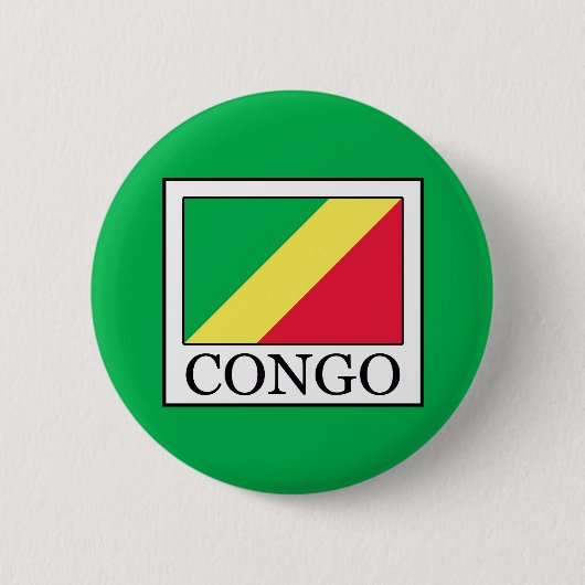Badge Rond 5 Cm Congo (Devant)