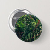Badge Rond 5 Cm conifère à feuillage persistant de pin (Devant & derrière)