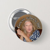 Badge Rond 5 Cm Conjecture qui (Devant & derrière)